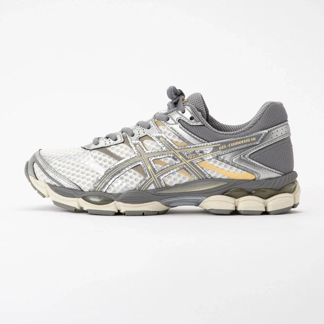 Trainers ASICS Unisex GEL-CUMULUS 16 Cream/Clay Grey