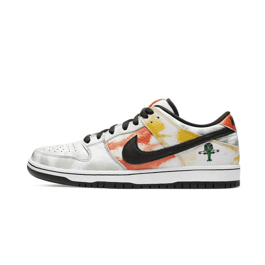 SB Dunk Low Raygun Tie-Dye White